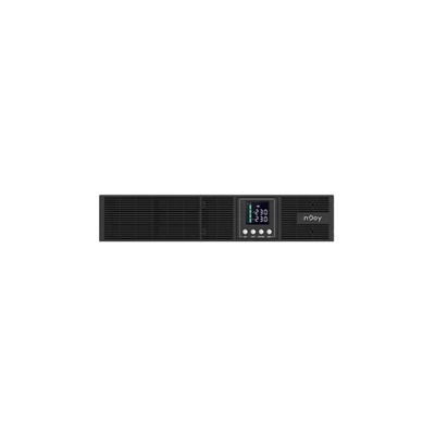 NJOY Szünetmentes 2000VA - Aster 2K (8x IEC C13, On-line, RS232, USB, szoftver, LCD kijelző, 2U rack)