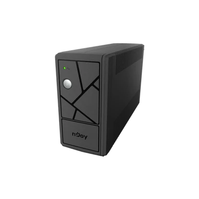 NJOY Szünetmentes  600VA - Keen 600 USB (2 Schuko, line-interaktív, USB menedzsment, RJ11/45 vonalvédelem, fekete)