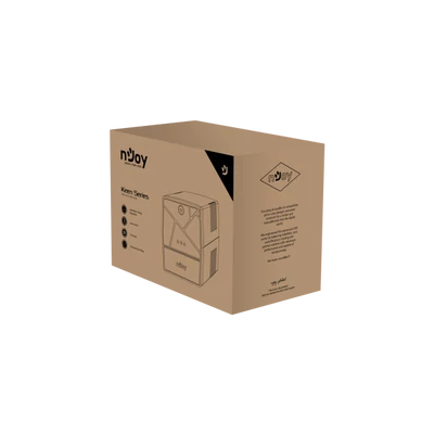 NJOY Szünetmentes  2000VA - Keen 2000 USB (4 Schuko, line-interaktív, USB menedzsment, RJ11/45 vonalvédelem, fekete)