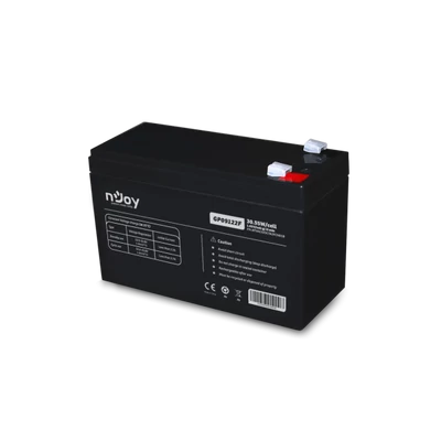 NJOY Szünetmentes akkumulátor - GP09122F (12V/9Ah, T2/F2, zárt, gondozás mentes, AGM)