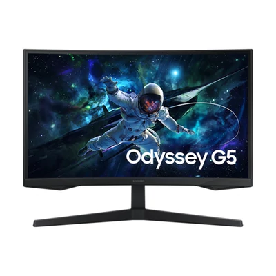 SAMSUNG Monitor 27" - S27CG552EU (VA, 2560x1440, 16:9, QHD, 165HZ, 300cd/m2, 1ms, Ívelt)