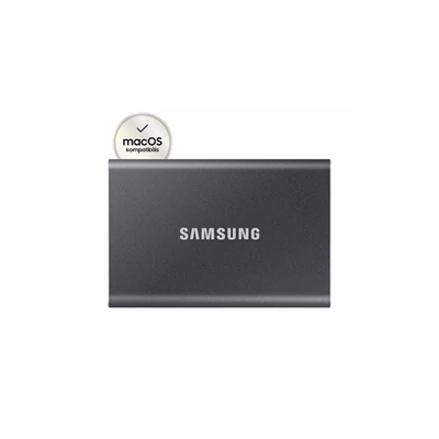 Samsung Külső SSD 4TB - MU-PC4T0T/WW (T7 external, szürke, USB 3.2, 4TB)