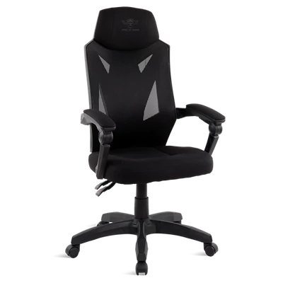 Spirit of Gamer szék - HELLCAT Black (állítható dőlés/magasság; szövet; max.120kg-ig, fekete)