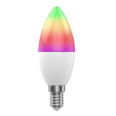 Woox Smart Home LED Izzó - R9075 (E14, RGB+CCT, 30.000h, 5Watt, 470LM, 2700-6500K)