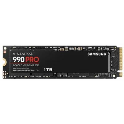 SAMSUNG SSD Belső, 1TB, 990 PRO, PCIe 4.0, NVMe 2.0, 600 TBW
