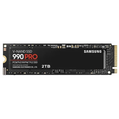 SAMSUNG SSD Belső, 2TB, 990 PRO, PCIe 4.0, NVMe 2.0, 1200 TBW
