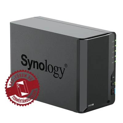 Synology DiskStation DS225+ (2GB) 2x SSD/HDD lemezes NAS + regisztrációs kártya