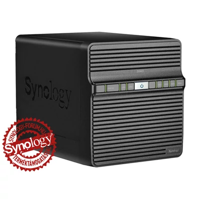 Synology DiskStation DS423 (2GB) 4x SSD/HDD lemezes NAS + regisztrációs kártya