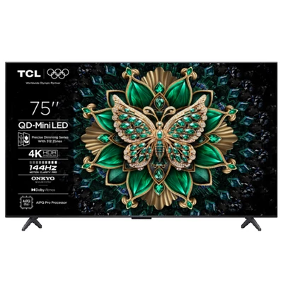 TCL 75" 75C6K QD-MiniLED 189cm 4K Google TV