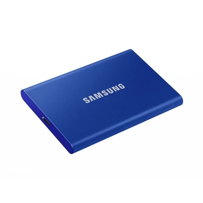 Samsung T7 hordozható SSD, 2TB, USB 3.2,Kék