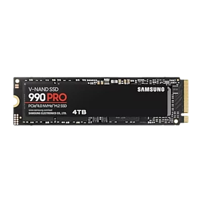 Samsung 990 PRO, PCIe 4.0, NVMe 2.0, 4TB, 2400 TBW