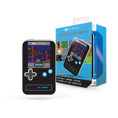MY ARCADE Játékkonzol Go Gamer Classic 300in1 Fekete & Kék Hordozható, DGUN-3913