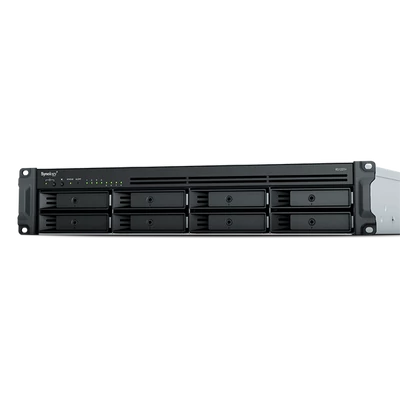 SYNOLOGY NAS 8 Fiókos RS1221+ AMD Ryzen V1500B 4x2,2GHz, 4GB DDR4 , 4x1GbE, 3x3.2USB