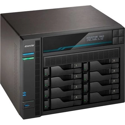 Asustor NAS AS6508T (8GB) (8xHDD + 2xM.2 SSD) hálózati tárolóegység (NAS)