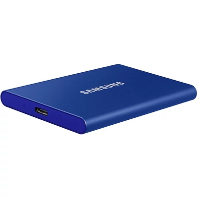 Samsung 1TB USB3.2/USB Type-C T7 Indigo Blue külső SSD