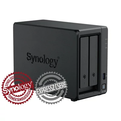 Synology NAS DS725+ (4GB) (2xHDD + 2xM.2 SSD) hálózati tárolóegység (NAS)