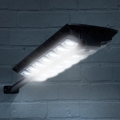 Szolár fali reflektor, 520 SMD LED, 3000 lm, 20W, 4500 mAh, IP65