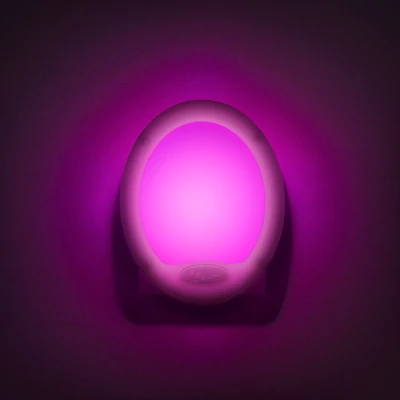 LED éjszakai fény, színváltós, Premium "Smooth", 7 LED