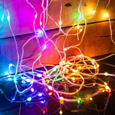 Smart fényfüzér, 100-240V, 66 RGB LED, 10 m, Bluetooth