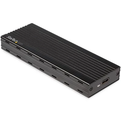 StarTech.com M2E1BMU31C tárolóegység burkolat Külső SSD ház Fekete M.2