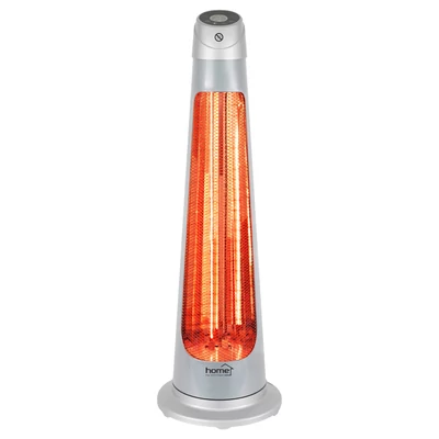 Home FK 252 álló elektromos karbon és halogén kombinált fűtőtest, 1200W, IPX4, ezüst