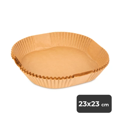 Air fryer sütőpapír, olaj nélküli sütőhöz, négyzet, 23*23 cm, 50 db / csomag BW1020B