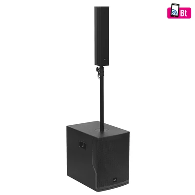 PAS10W43S zenekari oszlopsugárzó hangrendszer, aktív, Bluetooth, 400/800W