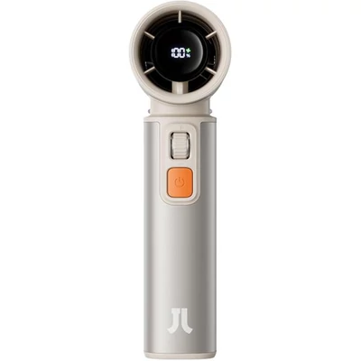 FA55 Brown kézi ventilátor, 9000mAh akkumulátor, LED kijelző, negatív ion légtisztítás