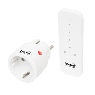 TH2311 távirányítható mini hálózati aljzat szett, 2300 W, 1 aljzat + 1 távirányító