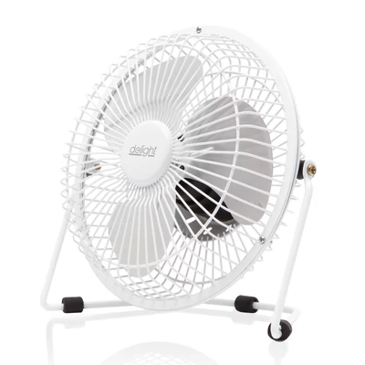 Asztali USB-s venilátor, 18cm fehér 51110WH