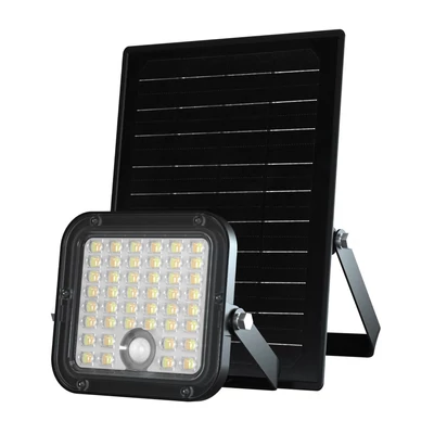 FLP1500SOLAR szolár paneles LED reflektor, PIR mozgásérzékelő, 1500 lumen, 88 db SMD LED