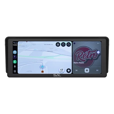 CARPLAY10 multimédia központ, 10” IPS LCD érintőkép., CarPlay, Android Auto, USB/microSD, WiFi, FM