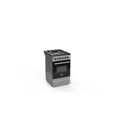 Gaba GOS-G5060GB szürke-fekete, szabadonálló, gáz, főzőzóna: 4, sütő:45L, tűzhely