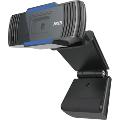 IRIS W-25 mikrofonos fekete/kék FullHD webkamera