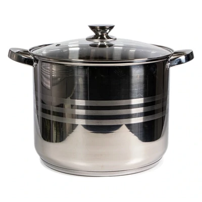 TOO LP-7170-13L prémium rozsdamentes edény 13,3 liter fazék/lábas+fedő 28 x 22cm