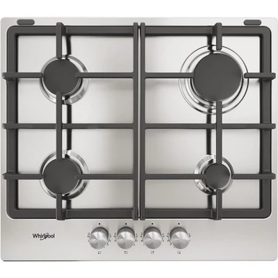 Whirlpool TKRL 660 IX inox, beépíthető, gáz, főzőzóna: 4, beépíthető méret: 56cm, főzőlap