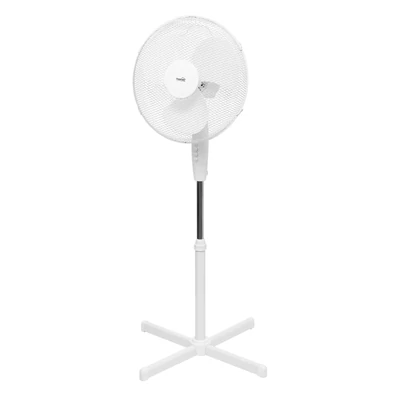 Home SF40WH állóventilátor, 45 W, 40cm-es lapátátmérő, 3 sebességfokozat, oszcillálás, állítható fejdőlésszög, fehér színű