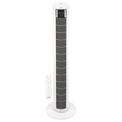 HOME TWFR100C oszlopventilátor, 60 W, 4 üzemmód, 4 fokozat, oszcillálás, LED kijelző, távirányító