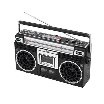 SAL RRT BROOKLYN sztereó kazettás rádiós magnó, Bluetooth, USB, microSD, MP3, felvétel, 4-sávos rádió, multimédia