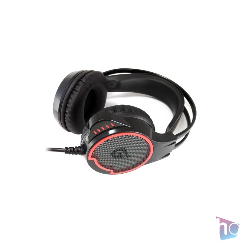 Conceptronic Fejhallgató - ATHAN01B (USB, Kompatilibis: PC/PS4, 7.1 hangzás, hangerőszabályzó, fekete)