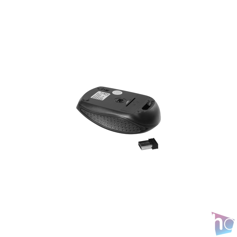 Equip-Life Egér - 245104 (Vezeték nélküli, Optikai, USB, 1600 DPI, fekete)