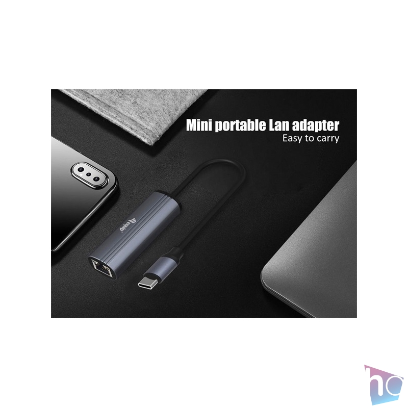 Equip Notebook Dokkoló - 133486 (Bemenet: USB-C, Kimenet: USB-C PD:100W/RJ45 Gigabit)