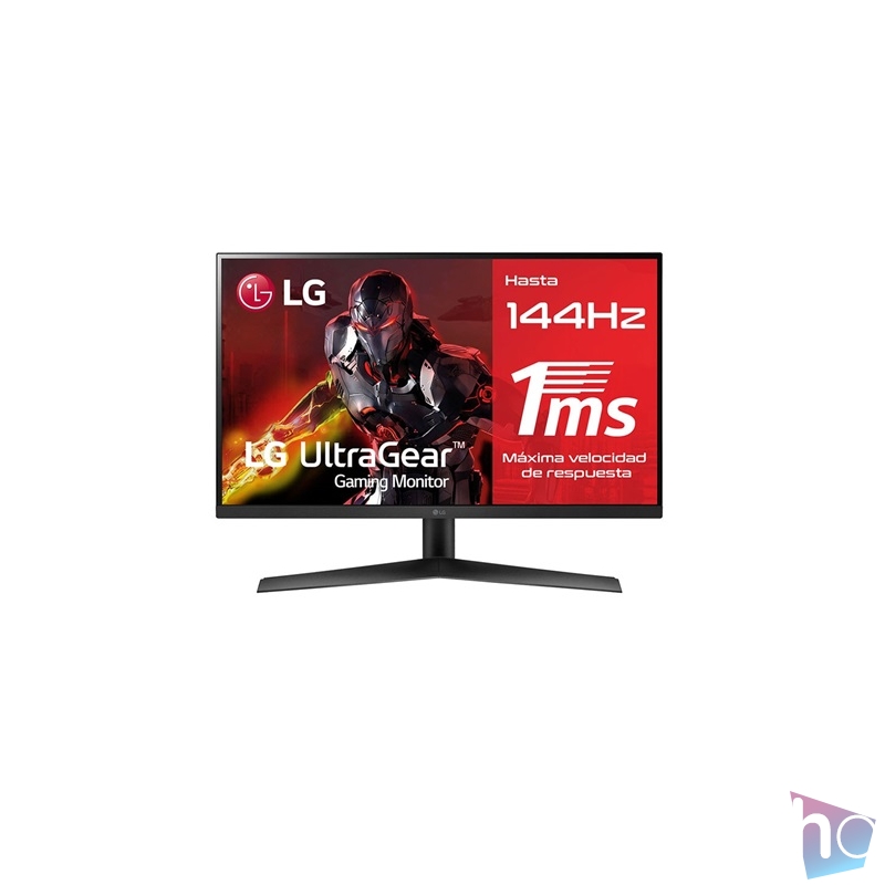 LG Monitor 27" Gamer - 27GN60R-B.BEU (IPS; 16:9; 1920x1080; 144Hz; 1ms; 350cd; HDMI; DP; FreeSync; HDR10; sRGB99%)