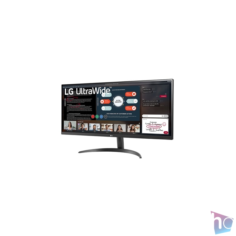 LG Monitor 34" - 34WP500-B (IPS; 21:9; 2560x1080 ; 5ms; 1000:1; 250cd; HDMI;  HDR10; FreeSync™)