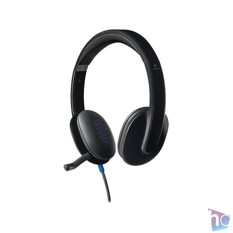 Logitech Fejhallgató - H540 Headset (Vezetékes, USB, mikrofon, hangerőszabályzó, fekete)