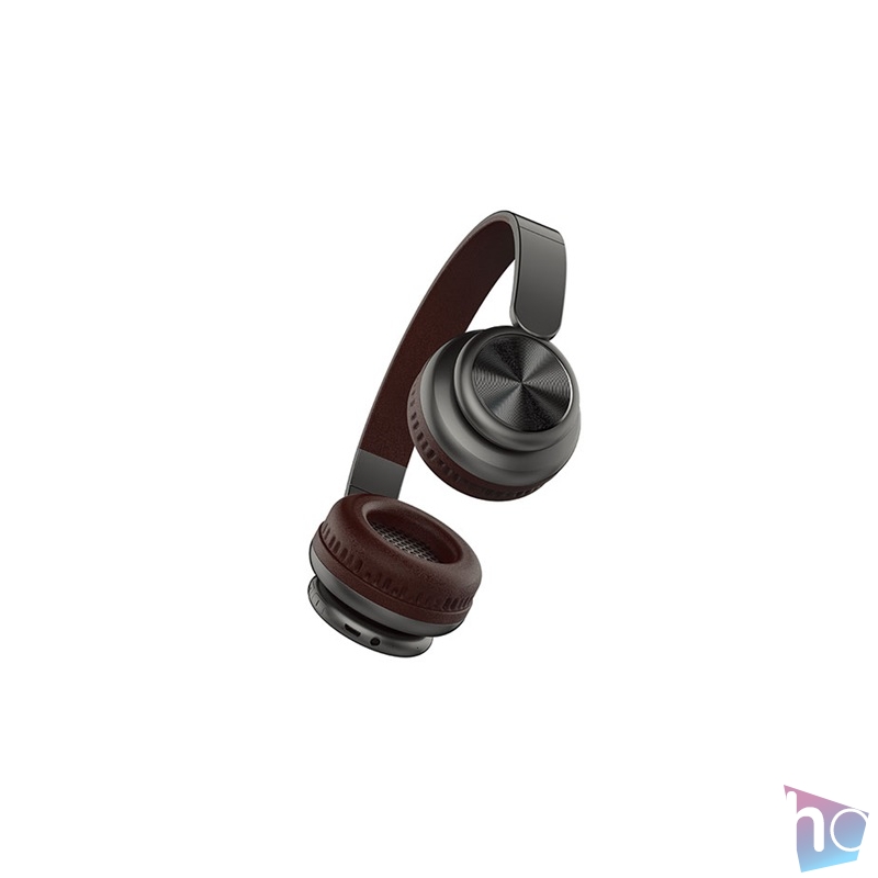 Snopy Fejhallgató Vezeték Nélküli - SN-BT40 Grey (Bluetooth v5.0, hang.szab., mikrofon, micro-SD foglalat, szürke)