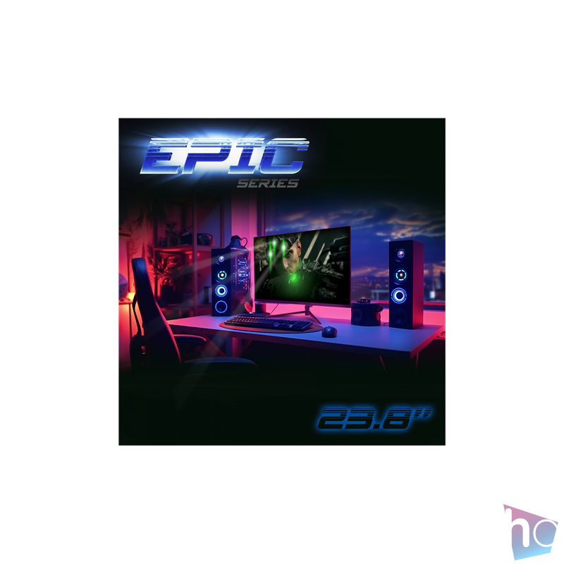 Spirit of Gamer Monitor 24" - EPIC 23,8" (IPS, 16:9, 1920x1080, 1ms, 165 Hz, 300cd/m2, 1000:1, HDMI/DP/3,5 mm Jack)