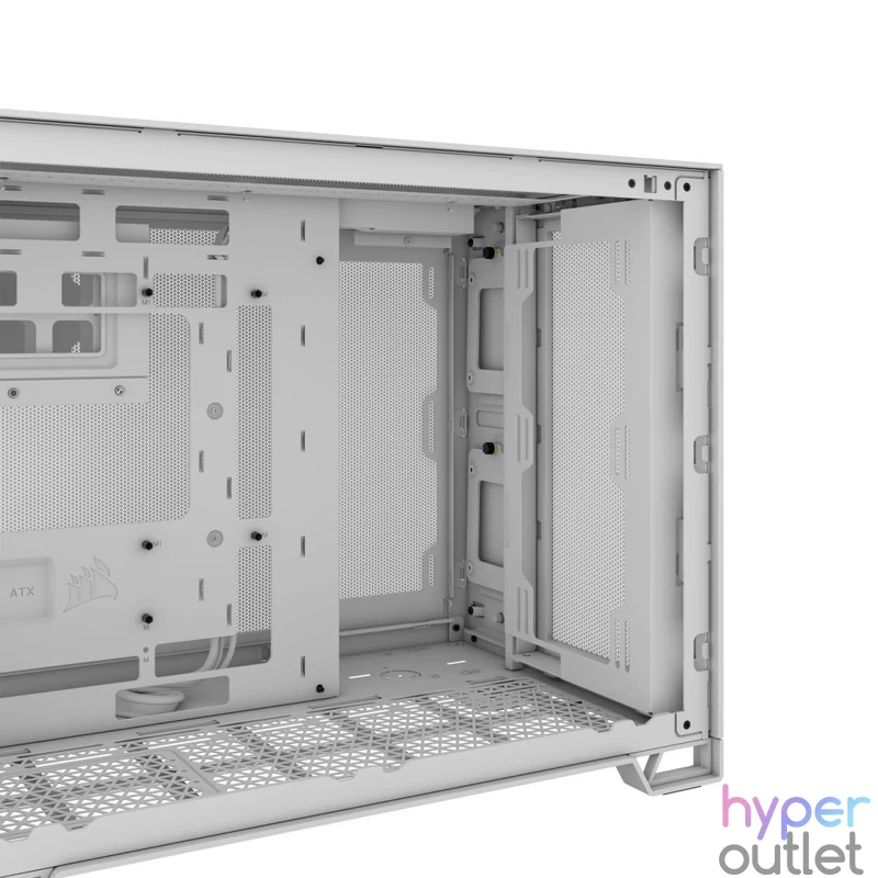Corsair 2500D Airflow Tempered Glass White gépház