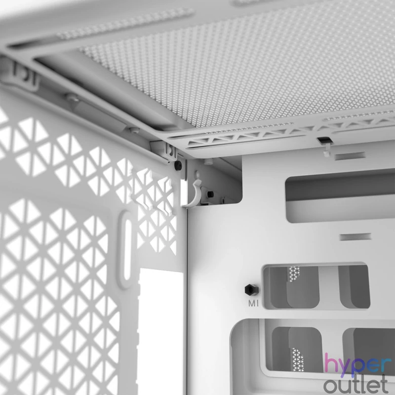 Corsair 2500D Airflow Tempered Glass White gépház