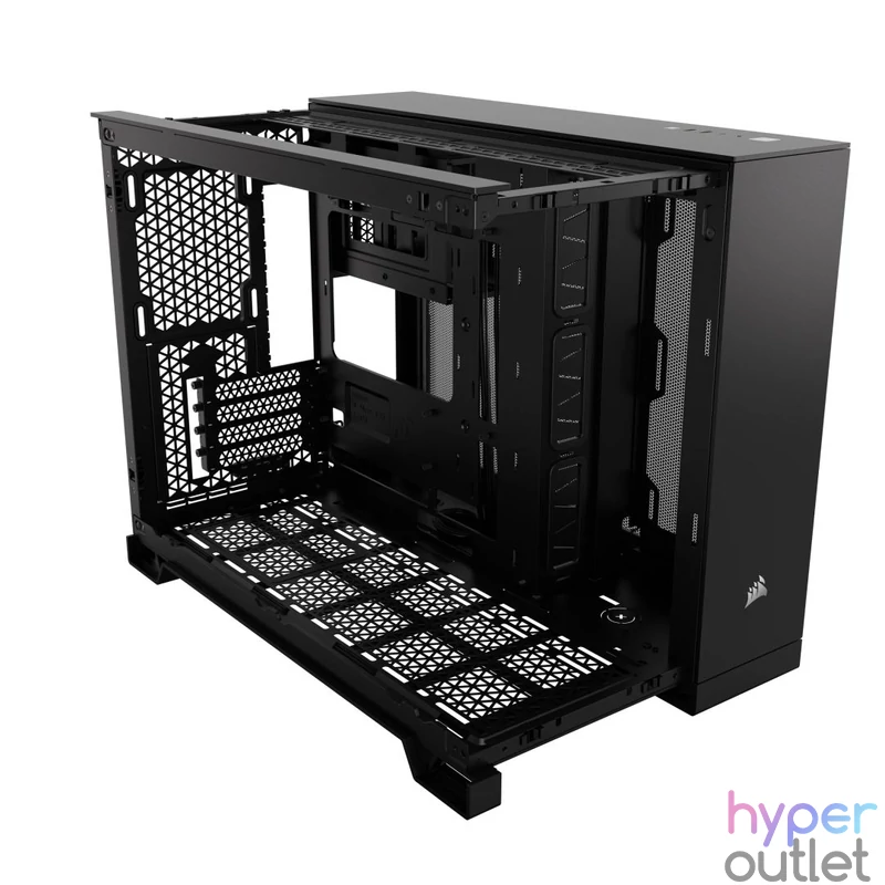 Corsair 2500D Airflow Tempered Glass Black gépház